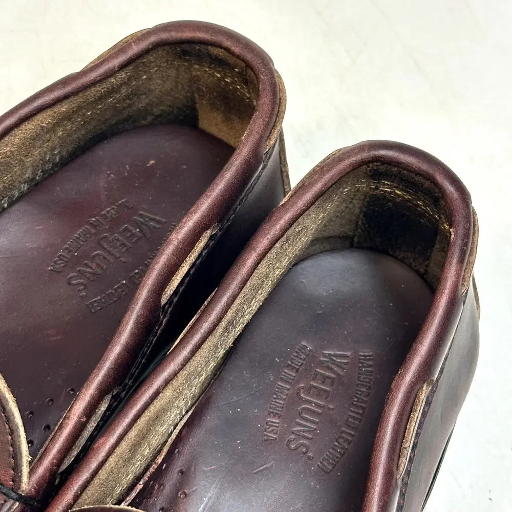 WORN TWICE Rancourt & Co. x Bass Weejun Tassel Loafer Thorne Made in Maine USA 7